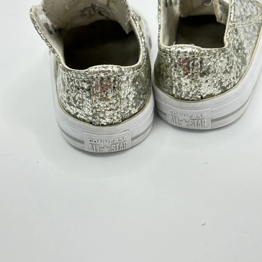 Converse Chuck Taylor All Star Infant 4‎ Gold Glitter Low Top Sneakers 759217C